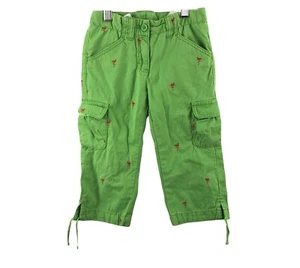 Crewcuts Embroidered Flamingo Pants Adjustable Waist Girls Size 5 Colorful - Picture 1 of 4