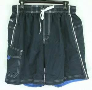 Speedo Boy's Medium Board Shorts Swim Trunks Blue Swimsuit Size M - Picture 1 of 6