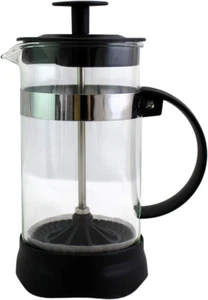 12 Ounce Glass French Press Coffee & Tea Brewer - Single Cup, 3 Cup Espresso Com - Picture 1 of 5