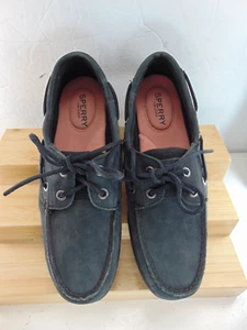 Sperry Women Authentic Original 2 Eye Black Boat 9120205 MINT CONDITION 8 M - Picture 1 of 5