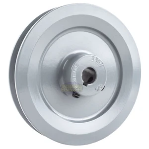 5.5" Cast Iron 5/8" Shaft Pulley Sheave Single 1 Groove V Style B Belt 5L BK57 - Picture 1 of 6