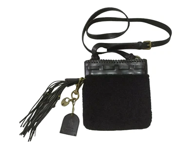 Polo Ralph Lauren Women's Shearling Cross Body Bag  FREE WORLDWIDE SHIPPING - Image 1 of 4