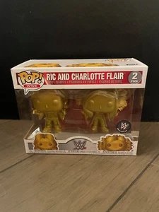 Funko Pop! Paquete de 2 figuras de vinilo Ric and Charlotte Flair exclusivas de la tienda WWF WWE - Imagen 1 de 5