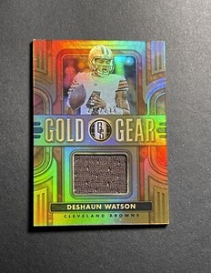 2023 Panini Gold Standard Gold Gear /299 Deshaun Watson #GG-DW Browns Relic