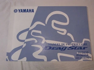 YAMAHA XVS650 DRAG STAR 2001 OWNER MANUAL MANUEL DU PROPRIETAIRE - Imagen 1 de 4
