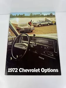 Vintage 1972 Chevrolet Options Consumer Catalog Brochure USA HTF - Picture 1 of 3