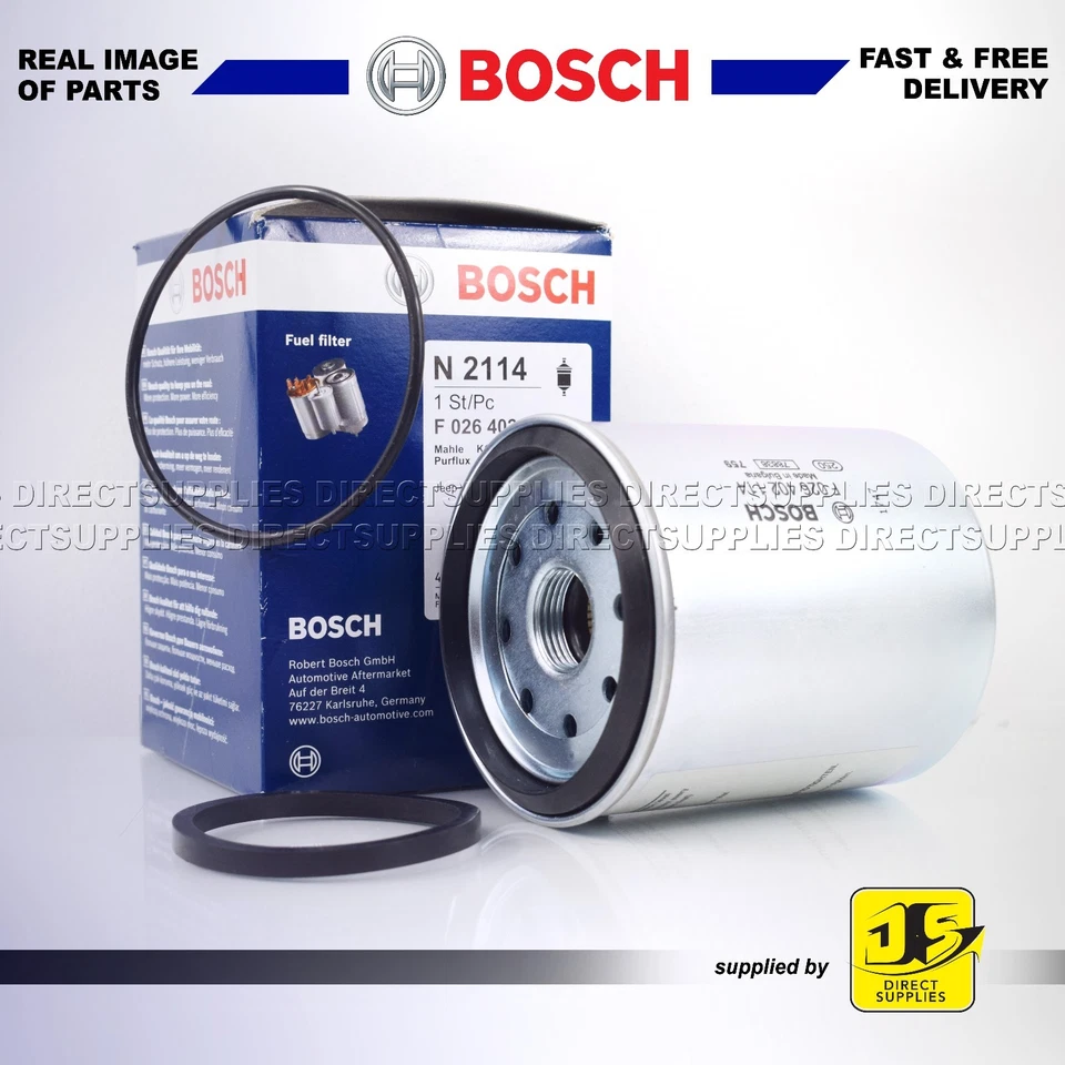 JEEP CHEROKEE 2.5 2.8 CDR 4x4 2001-2008 GENUINE BOSCH FUEL FILTER N2114 - Image 1 of 1