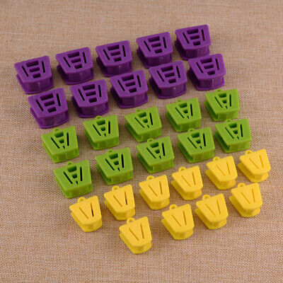 10Pcs Silicone Dental Bite Block Retractor Mouth Opener Props Cushion 3 Sizes • 9.25£