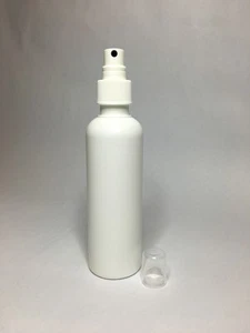 Empty 100ml White Boston bottles With White Atomiser Spray Pump *ANY AMOUNT* - Picture 1 of 2