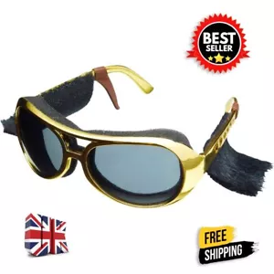 Elvis Sideburns Onion Glasses Novelty Kitchen Cooking Goggles - Picture 1 of 2