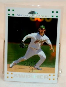 2007 Topps Chrome Nick Swisher #1 Refractor /660 Oakland Athletics - Bild 1 von 3