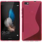 Silicone Case for Huawei P8 Lite 2015 (1.Gen.) S-Style hot pink