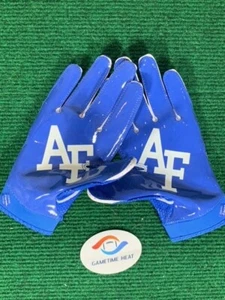 New Nike Superbad SB4 Air Force Falcons Team Issue Football Gloves Blue White L - Picture 1 of 3