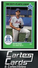 Kevin Baez 1989 Grand Slam South Atlantic League All-Stars #19  Columbia Mets