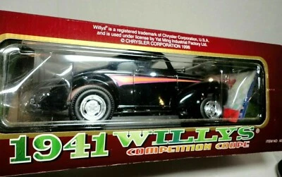 Willys Gasser 1941 cupé de competición 1/18 Road Legends coche fundido a presión raro nuevo en caja Foto 1 de 4