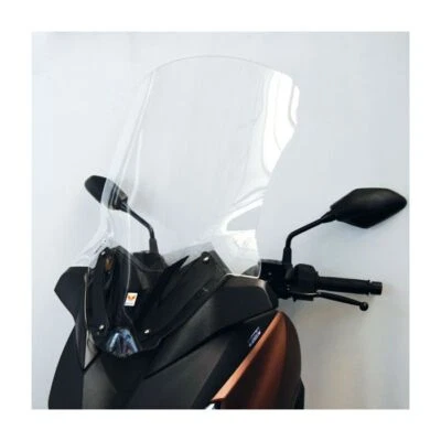ISOTTA PARABREZZA ALTO TRASPARENTE PER YAMAHA X-MAX 400 2017 2018 2019 2020 - Immagine 1 di 4