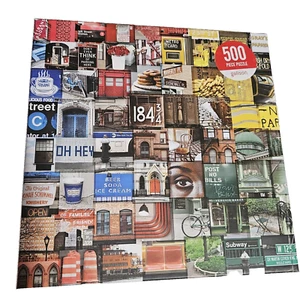 Galison jigsaw puzzle 500 pieces NEW YORK in COLOR 20 x 20 inches 1.5" pieces - Picture 1 of 13