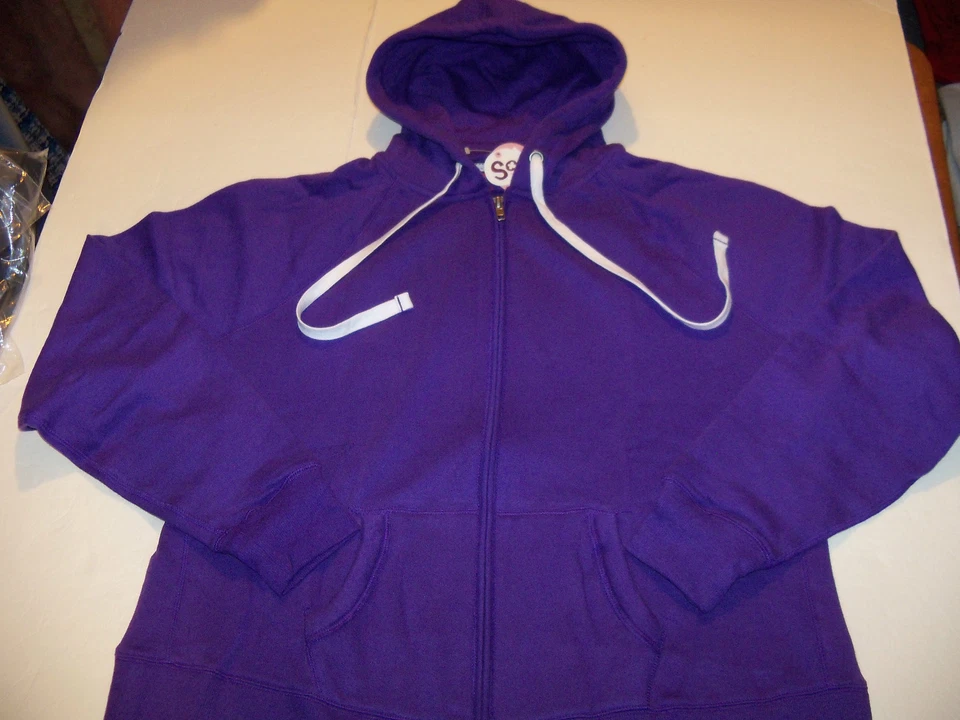 SUDADERA CON CAPUCHA SO POLAR TALLA GRANDE 2XL-PÚRPURA-NUEVA CON ETIQUETAS Foto 1 de 1
