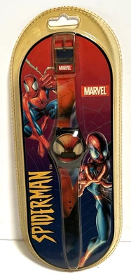 Reloj de pulsera Spiderman para niños por Accessory Time 2003 estuche sellado nuevo en stock Foto 1 de 2