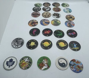 POGS- Lot Of Assorted Vintage POGS - Foto 1 di 6