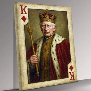 King Charles Canvas Print Wall Art Picture - Picture 1 of 7