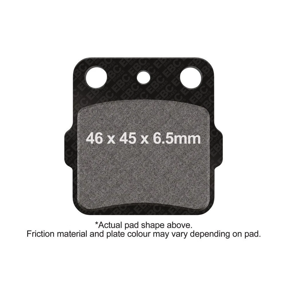 Pastillas de freno traseras derecha EBC motocicleta TT para Yamaha YZ 80 1993-2001 Foto 1 de 1