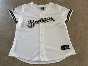 Milwaukee Brewers Ryan Braun MLB Baseball Jersey SEWN Size Women’s XL - Picture 1 of 4