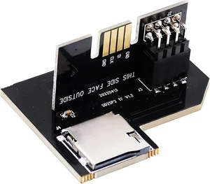 AreMe Micro SD Card Adapter TF Reader for Gamecube Serial SD2SP2 Pro - Afbeelding 1 van 4