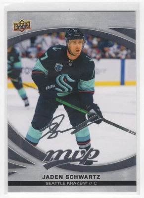 2023-24 Upper Deck MVP Silver Script Jaden Schwartz Seattle Kraken #55 - Image 1 of 2
