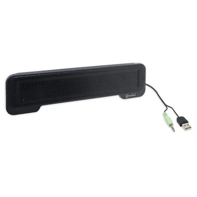 Syba USB Powered 3.5mm Audio Laptop Speaker CL-SPK20138 Clip-On Soundbar - Image 1 of 2