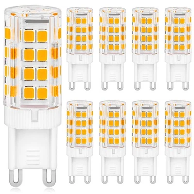 YIIFELL G9 Lampadine LED 8 Pezzi Luce Bianca Calda 5W 3000K 500Lm Equivalente 40W