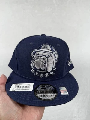 New Era Georgetown Hoyas Navy Blue Snapback Hat Cap 9Fifty - Image 1 of 4