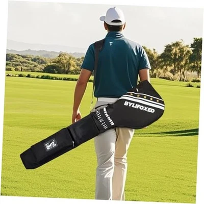 Bolsa de transporte de golf Par 3 para juego corto, bolsa de golf de domingo para hombre, golf pequeña negra Foto 1 de 4