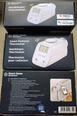 6 x Zigbee Smart Home Silvercrest Heizkörper THERMOSTAT Tuya, SmartLife App - Bild 1 von 2