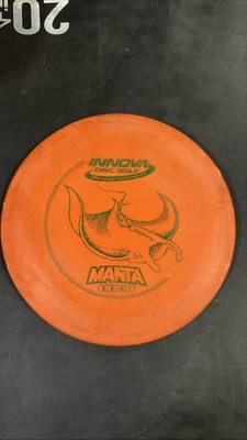 Innova DX Manta Orange Midrange Golf Disc 5/5/-2/1 PDGA Approved - Image 1 of 2