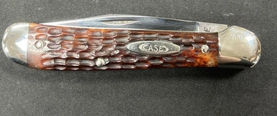 Case 1940-64 Red Bone Copperhead Knife - Image 1 of 4