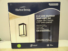 Harbor Breeze 8.67-in Black Integrated Outdoor Wall Light(2 PACK)