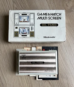 NINTENDO Oil Panic Game and Watch in Excellent Condition (OP-51) 1982 + BOX - Picture 1 of 16