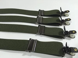 Paquete de 4 Estilo Militar VERDE OLIVA Permanece con el Clip Sin Deslizantes - Imagen 1 de 5