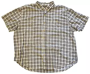 CE Schmidt Hemd Herren 3XL blau kariert Kurzarm Knopfleiste Arbeitskleidung Taschen - Bild 1 von 7