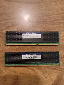 SUPER TALENT 4GBX2 DDR3-1333MHz PC3-10600 1.5V UDIMM WA133UB4G9 - Picture 1 of 2