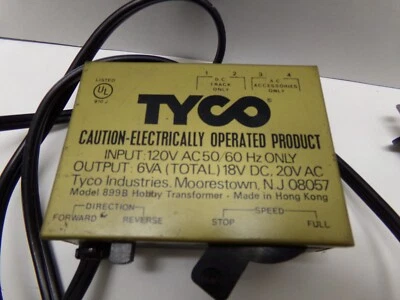 Vintage Tyco Model Trains Hobby Transformer Model No. 899B Untested Parts Repair - Image 1 of 4