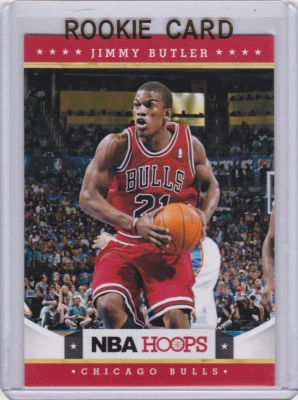 JIMMY BUTLER RC Chicago Bulls 2012 NBA ROOKIE CARD Hoops Basketball TIMBERWOLVES - Image 1 of 2