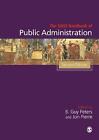 The Sage Handbook Of Public Administration By B Guy Peters English Hardcover