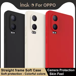 For OnePlus Nord CE4 Lite, IMAK Straight frame Matte Feel Soft Rubber Cover Case - Picture 1 of 10