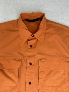 Timberland Herren Hemd M Knopfleiste Orange Kurzarm Medium - Bild 1 von 12