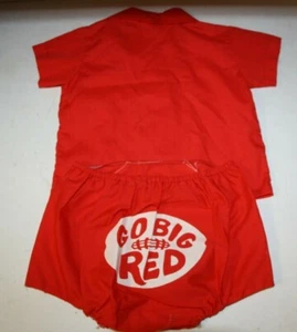 Vintage toddler Nebraska Football 2 piece outfit Go Big Red - Picture 1 of 4