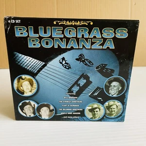 Bluegrass Bonanza Box Set 4-CD UK 2001 USA String Bands Hillbilly Folk 1920s-50s - Picture 1 of 11