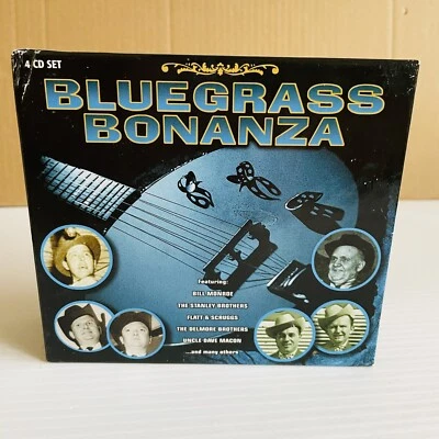 Bluegrass Bonanza 4-CD Box Set UK 2001 USA String Bands Hillbilly Folk 1920s-50s - Image 1 of 4