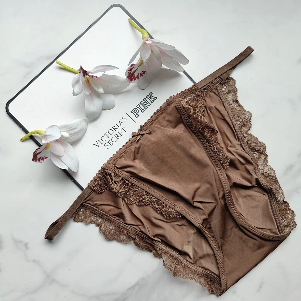 Victoria's Secret Dream Angels Lace-Trim Smooth String Bikini Panty Mousse - Image 1 of 4